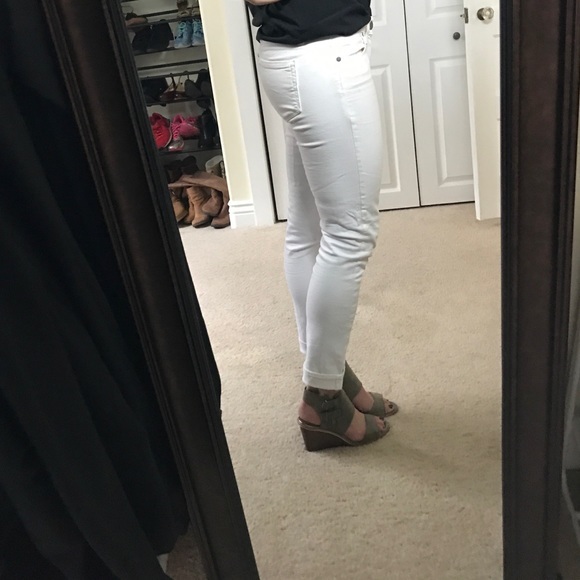 Paige premium white jeans super stretchy 27 - Picture 3 of 3